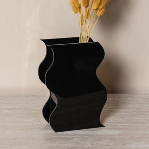 Estante de exhibición de acrílico de Carretera alta personalizado de fábrica elegante jarrón de acrílico personalizable - Product Image 4