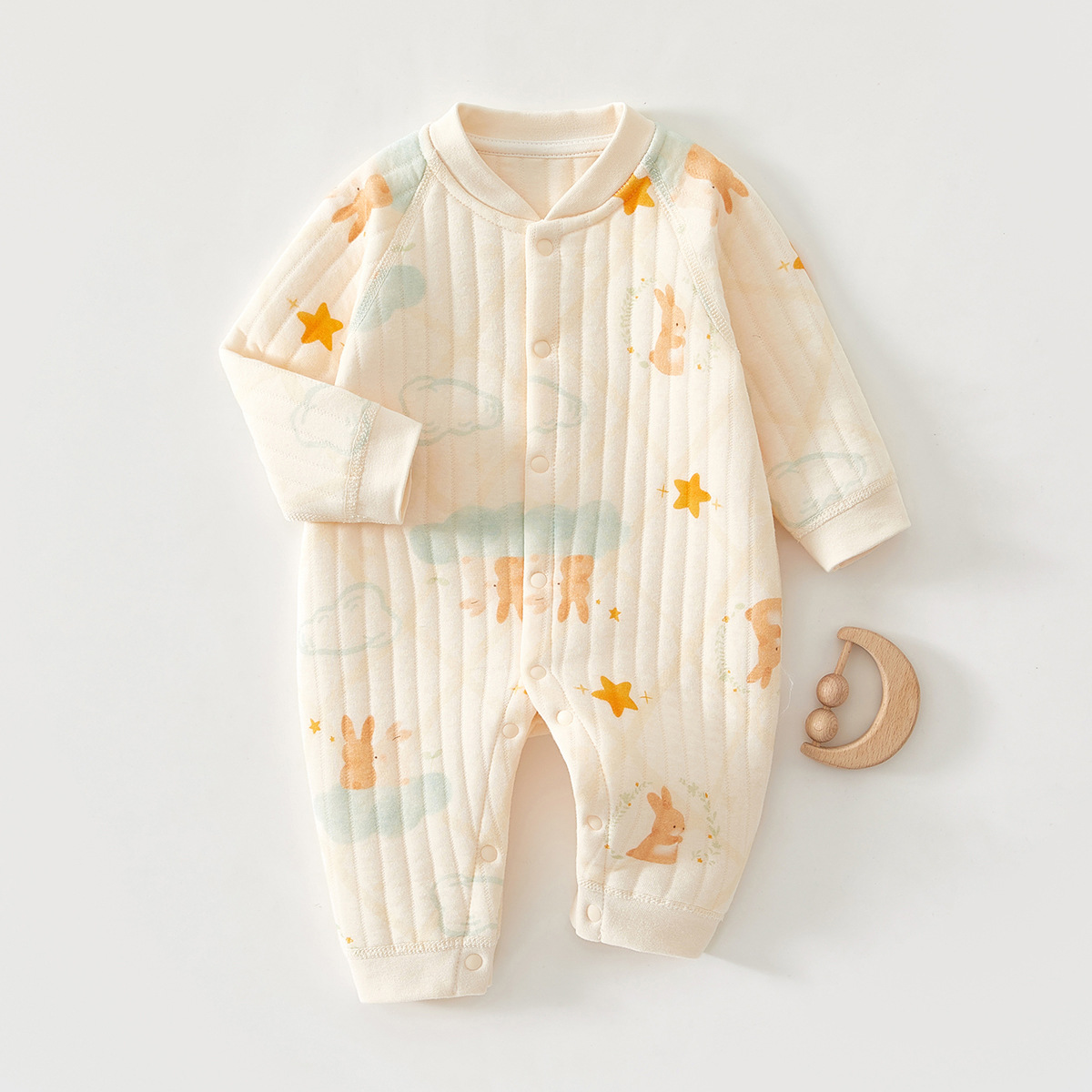 Warm jumpsuit star bunny