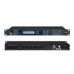 Processeur audio numérique professionnel EIF 3.6SP 3-en-6 avec DSP, en métal 1U, pour systèmes audio, scènes et réunions - Product Image 1