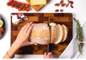 <span class=keywords><strong>Tagliere</strong></span> in legno di Acacia da cucina personalizzato stile naturale scacchiera - Product Image 3