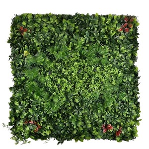 Shelf life 5 anni 100*100 pianta <span class=keywords><strong>verde</strong></span> erba artificiale parete casa bosso giardino decorativo pianta parete - Product Image 3