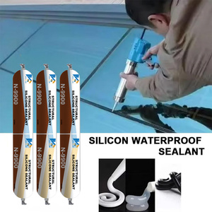 Scellant silicone neutre haute performance résistant aux intempéries 9900, mastic flexible imperméable pour murs-rideaux et travaux du bois - Product Image 5