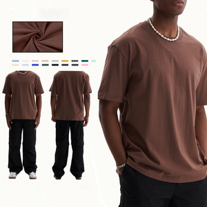 T-shirt de couleur unie décontracté de haute qualité pour hommes, style de rue à la mode avec impression numérique - Product Image 3