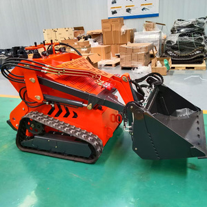 จัดส่งฟรี เครื่องมินิสกิดสเตียร์ 380 480 รถตักขนาดเล็กสำหรับฟาร์มและสวน - Product Image 1