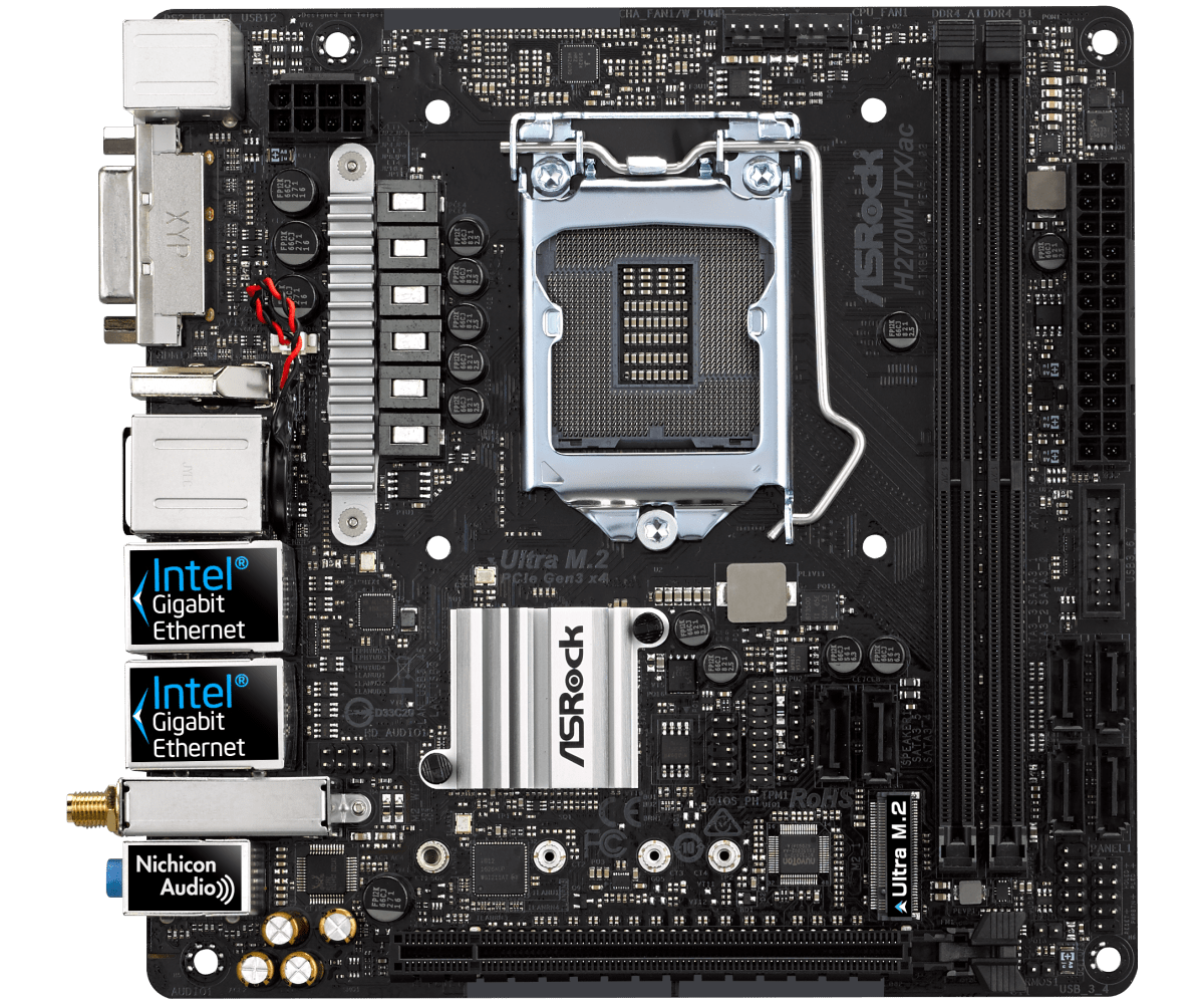 8th Gen Intel Core I3/i5/i7 Socket 1151 for Asrock H370m-itx/ac