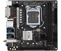 Processeur Intel Core i3 i5 i7 de 8e génération, socket 1151, DDR4 2666, H370M-ITX/ac Z370M-ITX/ac pour Asrock