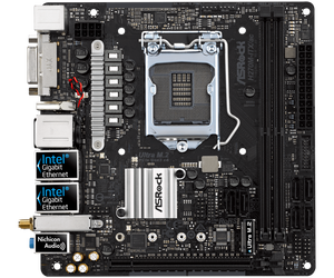 Processeur Intel <span class=keywords><strong>Core</strong></span> i3 i5 <span class=keywords><strong>i7</strong></span> de 8e génération, <span class=keywords><strong>socket</strong></span> <span class=keywords><strong>1151</strong></span>, DDR4 2666, H370M-ITX/ac Z370M-ITX/ac pour Asrock - Product Image 1