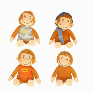 มีสินค้าในสต็อก ตุ๊กตาลิงน่ารักนุ่มนิ่มสไตล์คาวาอี้ ตุ๊กตาลิงจูร์จผู้อยากรู้อยากเห็น - Product Image 2