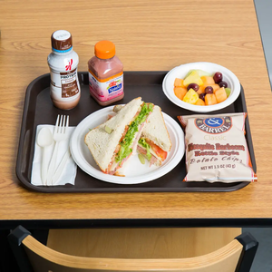 Bandejas de servicio grandes de plástico reciclado directo de fábrica para catering y Buffet, ideales para comida rápida - Product Image 3