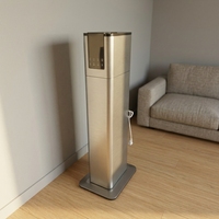 Humidificateur d'air ultrasonique à brume chaude électrique de 13 litres avec stérilisation, certifié CE, faible bruit <36 dB, garantie 1 an