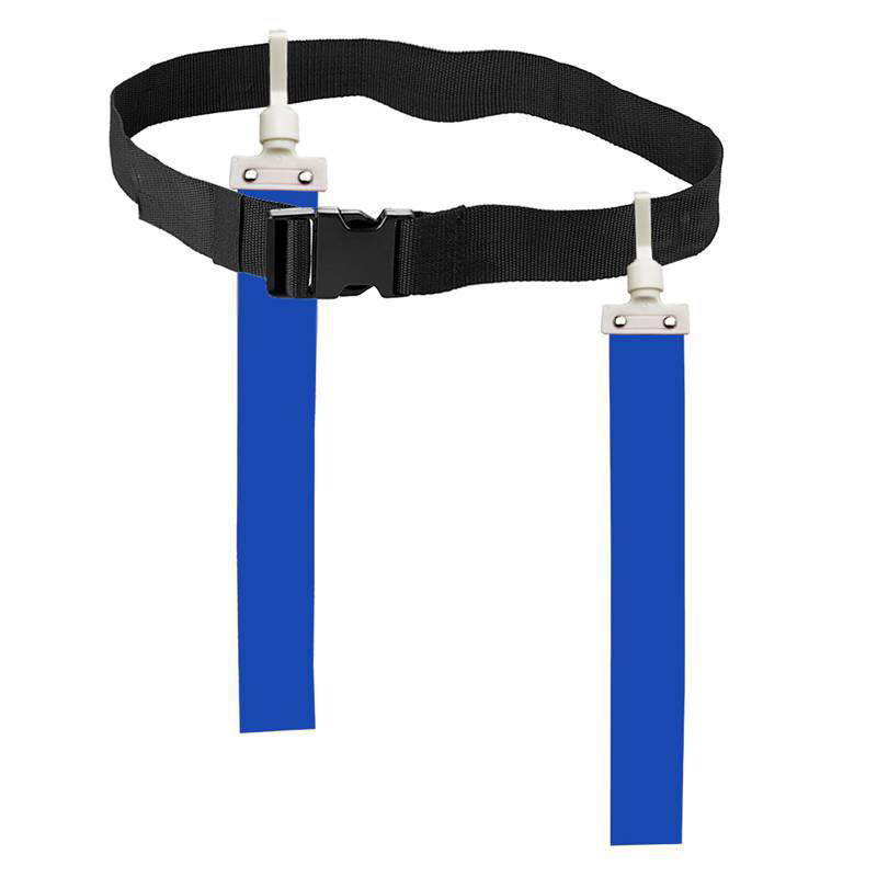 Ceinture à boucle drapeau bleu