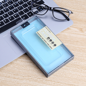 Nhựa trong suốt trường hợp điện thoại cao cấp bao bì hộp-tùy chỉnh logo hộp giấy cho người tiêu dùng phụ kiện điện tử - Product Image 1