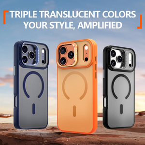 <span class=keywords><strong>เคส</strong></span><span class=keywords><strong>โทรศัพท์</strong></span>แบบแม่เหล็กสำหรับ iPhone 17 Pro / 17 Pro Max พร้อมระบบป้องกันการตกกระแทก ขาตั้งเลนส์ และเคลือบป้องกันรอยนิ้วมือ - Product Image 2