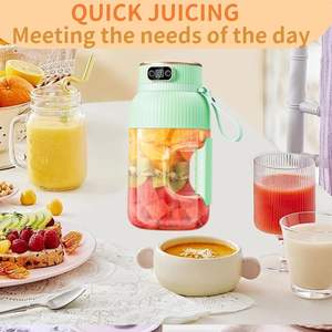 Presse-agrumes portable rechargeable USB en gros, mixeur et robot culinaire haute capacité pour usage domestique et extérieur - Product Image 3