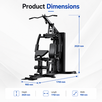 Équipement de fitness multifonctionnel pour la maison, machine d'exercice pour l'entraînement complet du corps, fourni par l'usine