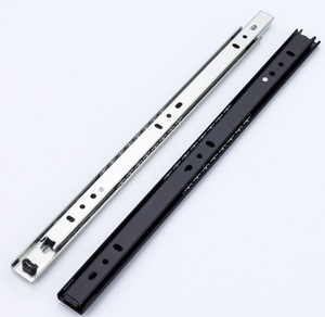 27-Inch Wide Ball-Bearing <b>Drawer</b> Slides with Two Sections of Sliding Rails for Warehouses 45mm Width - Product Image 6