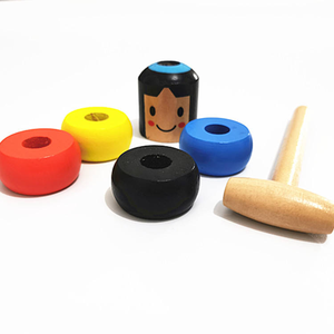 Novità di vendita calda infrangibile in legno <span class=keywords><strong>uomo</strong></span> giocattolo magico educativo in legno ostinato trucco magico per <span class=keywords><strong>uomo</strong></span> oggetti di scena per bambini regalo per bambini - Product Image 4