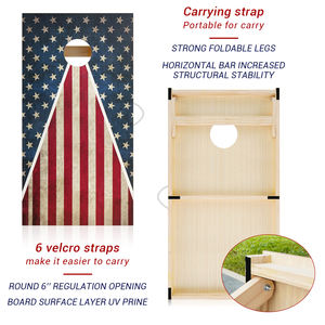 Jeux de <span class=keywords><strong>Cornhole</strong></span> portables GoSports, choisissez des planches de 4*2 pieds ou 3*2 pieds, comprenant 8 sacs de haricots et les règles du jeu, vente chaude - Product Image 3