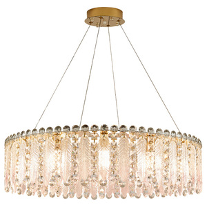 Modern Classic Luxury Crystal Round Chandelier Led <b>Light</b> For Villa Living Room Home Decor - Product Image 4