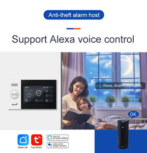 Sistema de seguridad para el Hogar Inteligente PGST Tuya 4G/GSM/Wifi alarma antirrobo con Control de aplicación ABS sistema de seguridad para el hogar inalámbrico y con cable - Product Image 4