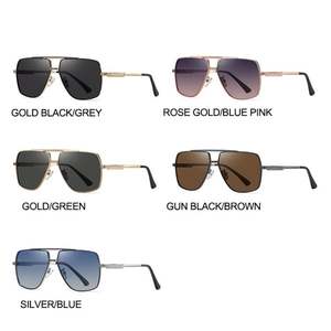 制造商新款超大太阳镜太阳镜方形古典春季太阳穴男士时尚太阳镜 - Product Image 2