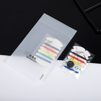 Kit de toilette jetable personnalisé EPACK avec logo : savon d'hôtel, bonnet de douche, peigne, rasoir, brosse à dents, dentifrice, en sachets plastiques transparents PE