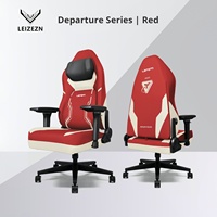 Chaise de jeu inclinable réglable, ergonomique, dossier haut, en cuir, chaise de bureau pour ordinateur avec accoudoirs 4D pour la maison, le bureau, la console PC