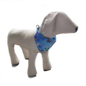 طقم جديد من الأوشحة المثلثة المطبوعة بالتسامي المخصصة للكلاب، مصنوعة من الكتان الناعم والقطن، مناسبة لحفلات عيد الميلاد، تمنح الراحة والبرودة، متوفرة بالجملة - Product Image 3