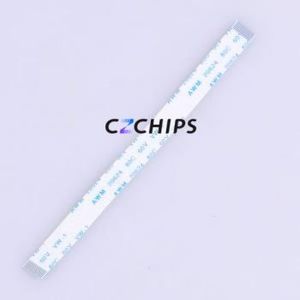 KH-FFC-A0.5-13P-100MM FFC Cable (Flexible Flat Cable) P=0.5mm Connector 13P 0.5mm 0.3mm Non-Inverting - Product Image 1