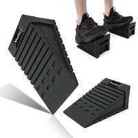 Plateforme d'inclinaison réglable pour squats avec sac, en caoutchouc antidérapant, pour squats, soulevés de terre, étirements des mollets, durable
