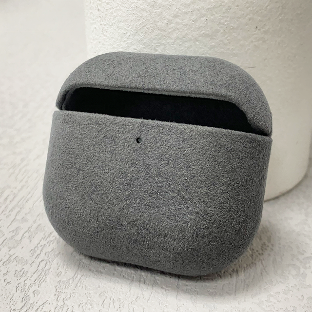 High Quality Slim Durable Soft Suede Leather Headphone case for Airpods Pro 2 Protective Cover Alcantara