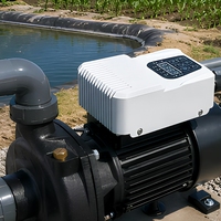 Pompe à eau solaire centrifugeuse de surface à courant continu sans balais, grand débit, pour l'irrigation agricole et l'abreuvement des animaux de ferme, kit de surpression