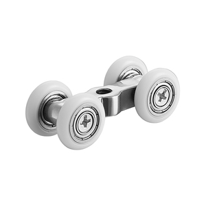 <span class=keywords><strong>Portes</strong></span> de douche en forme d'éventail, 12 pièces, durables, en verre, poulie de <span class=keywords><strong>porte</strong></span> <span class=keywords><strong>coulissante</strong></span>, <span class=keywords><strong>rail</strong></span> en acier inoxydable - Product Image 3