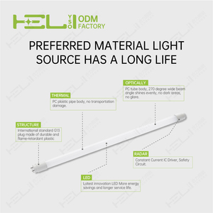 Sản phẩm mới 20w-4ft LED-T ống đèn 1350LM (9W)-4500lm (30W)/6500K Led Pixel Ống ánh sáng - Product Image 3