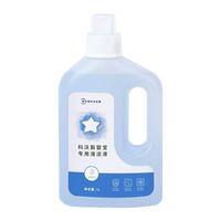 Líquido de Limpieza Original para ECOVACS Winbot W2 OMNI/ W2 PRO/ W1S /W1 PRO, Solución para Aspiradora 1L, Repuestos