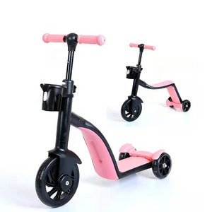 Fabricante Chino, Venta al por Mayor, Nuevo Scooter Musical de Tres Ruedas Tres en Uno para Niños de 1 a 6 Años - Product Image 2