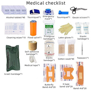 Kit de survie SOS pour les voyages, équipement de camping en plein air, équipement de camping, kit de secours automobile, kit de survie pour la défense personnelle, sac de secours - Product Image 3