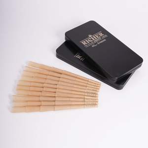 Branded 109 Unbleached Brown Pre <b>Roll</b> Cone <b>Papers</b> with <b>Paper</b> Tip Bulk Box 64 Piece Per Case - Product Image 5