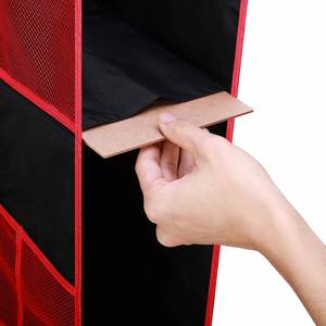 5 Tier Foldable Adjustable Hanging Organizer with Oxford Polyester Fabric Sturdy & Compact for Bathroom and Home Storage - Product Image 5