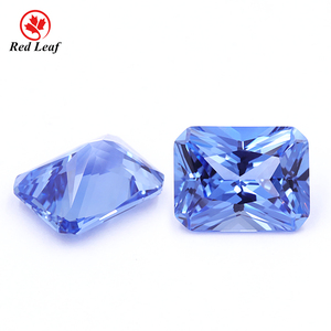 Redleaf đồ trang sức lỏng bán buôn chất lượng hàng đầu phòng thí nghiệm phát triển Sapphire <span class=keywords><strong>Octagon</strong></span> cắt bán bởi Carat phòng thí nghiệm phát triển Sapphire Màu xanh sapphire đá - Product Image 1