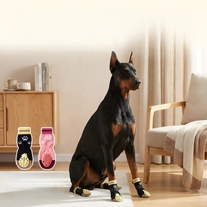 <span class=keywords><strong>Calcetines</strong></span> Elásticos para Mascotas con Puntos de Gel Antideslizantes, Diseño de Piña y Fresa para Cachorros - Product Image 5