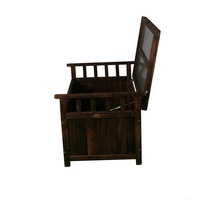 Banc de jardin design simple extérieur Chine sapin bois confortable grand espace de rangement bancs 2 sièges