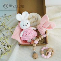Adorable lapin en peluche au crochet - Jouet doux fait main pour enfants