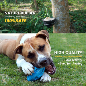 Indistruttibile produttore stridulo stampato Logo personalizzato duro <span class=keywords><strong>Pet</strong></span> <span class=keywords><strong>Dog</strong></span> palla giocattolo con Logo - Product Image 5