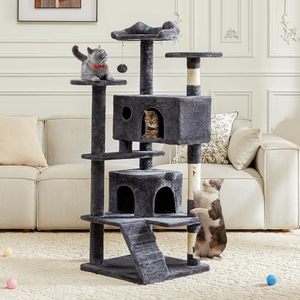 Casa per animali domestici multilivello con torre per gatti da 54 pollici - Product Image 3