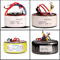 Transformateur toroïdal 50W 100W 200W 300W 500W Entrée 110V 220V Sortie 9V 12V 18V 24V 28V 35V pour amplificateur domestique et alimentation UPS