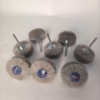 Brosse métallique de nettoyage personnalisée, tête de meulage à vis, brosse métallique pour décapage de rouille et polissage, accessoires à vis