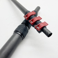 Bras télescopique en fibre de carbone, serrure rabattable, nouveau design, 2021