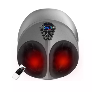 Venta al por mayor de alta calidad de encargo temperatura calor profundo masaje vibratorio <span class=keywords><strong>Digital</strong></span> pie masajeador TODO ABS 50W pagar en pie máquina 220V/110V - Product Image 2