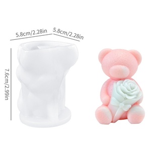 Wholesale Resin Candle Mold Valentine's Day Silicone Mold for Home Decoration Scented Candle Mold - Product Image 6